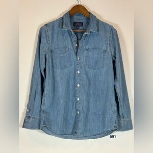 Lucky Brand Light Blue Denim Shirt Size S